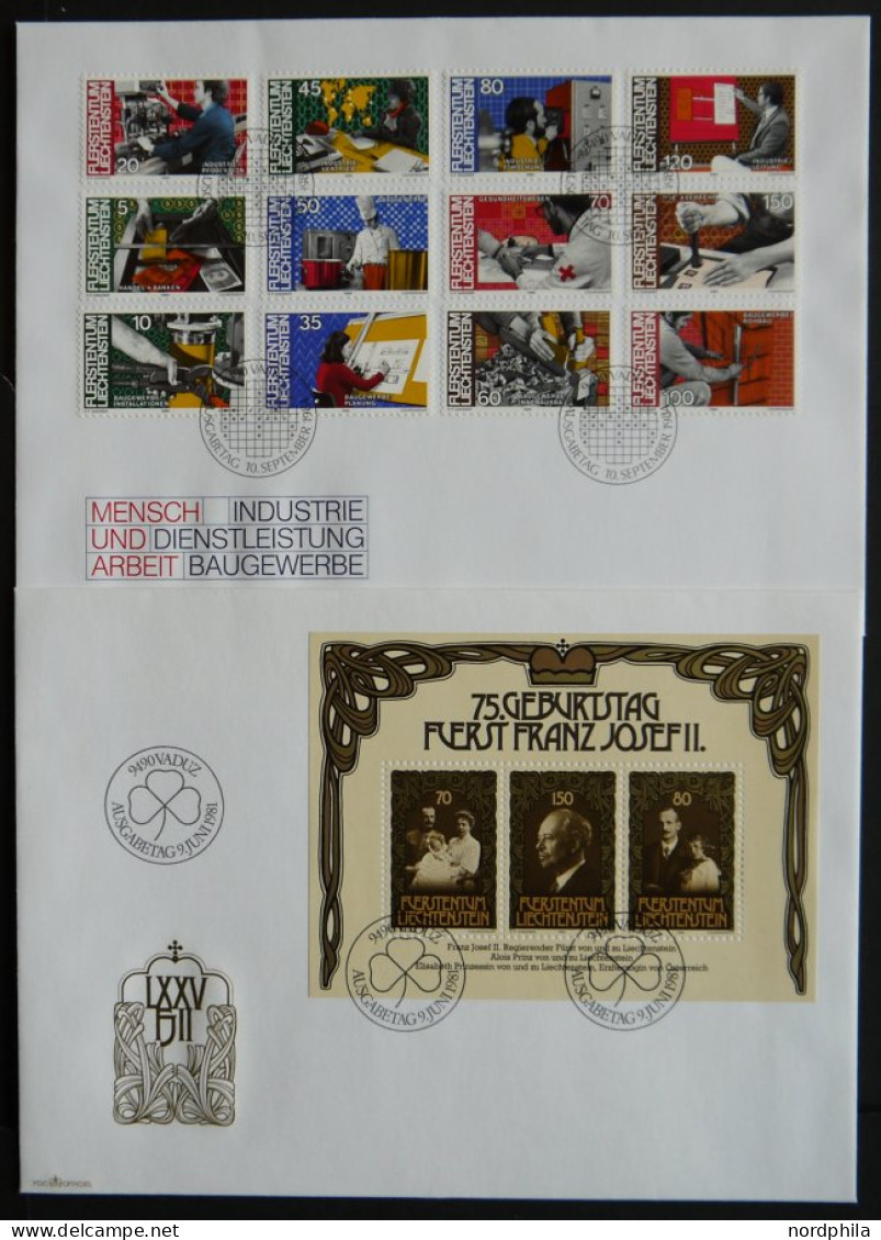 LOTS 1981-86, Komplett Auf 50 FDC`s, Prachterhaltung, Mi. 240.- - Verzamelingen