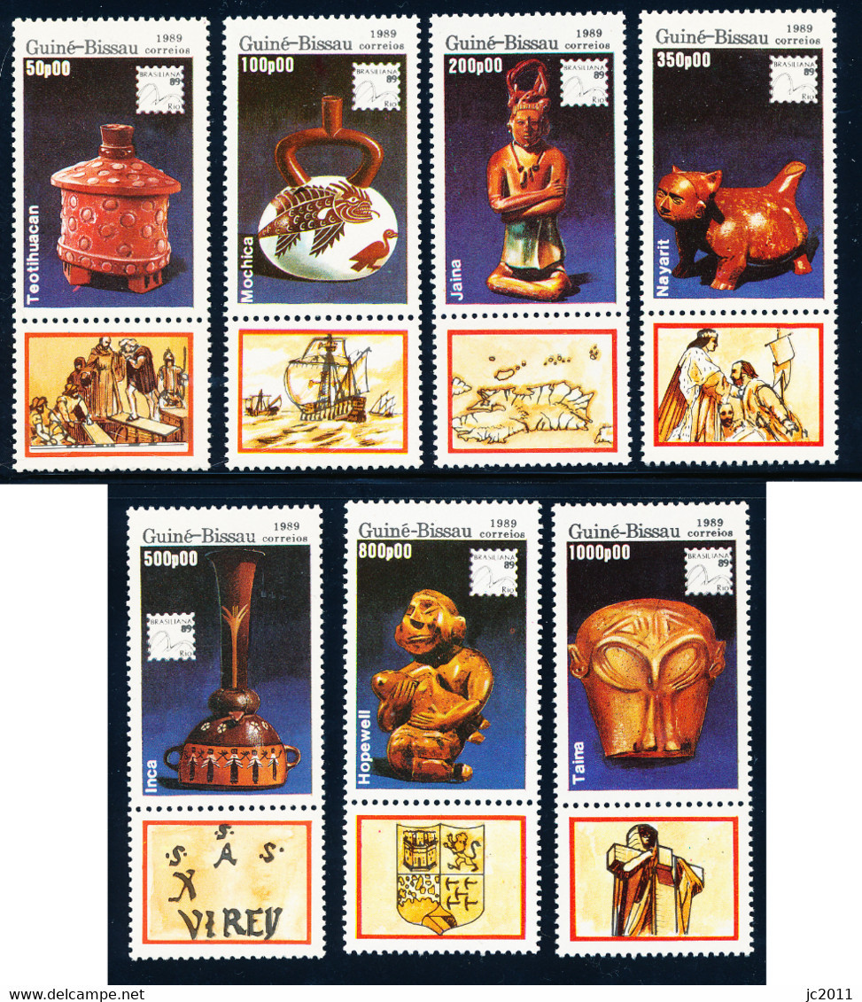 Guiné-Bissau - 1989 - International Philatelic Exhibition / Brasiliana - MNH - Guinea-Bissau