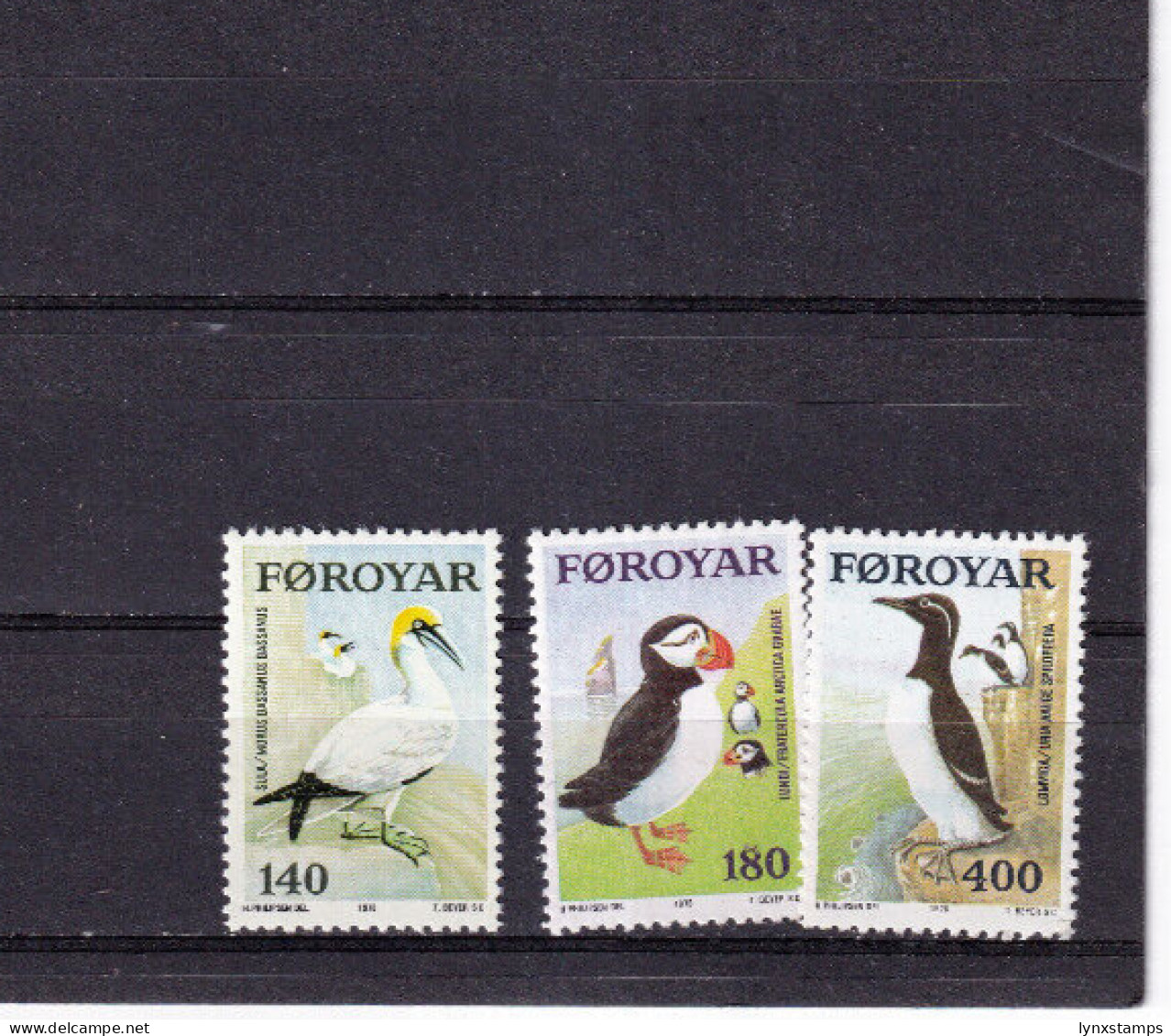 LI03 Faroe Islands 1978 Sea Birds Mint Stamps Selection - Islas Faeroes