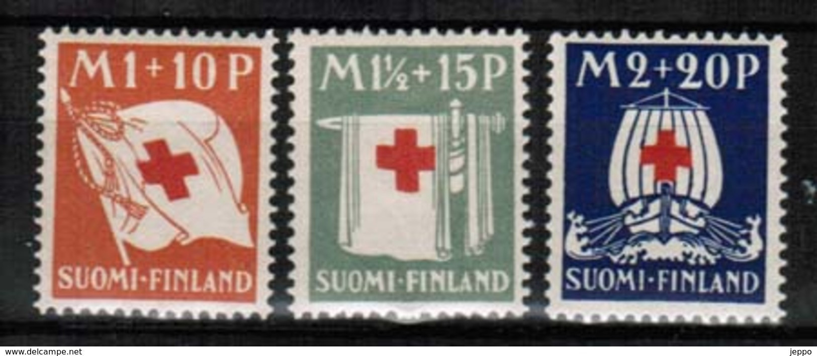 1930 Finland Red Cross Complete Set MNH. - Nuevos