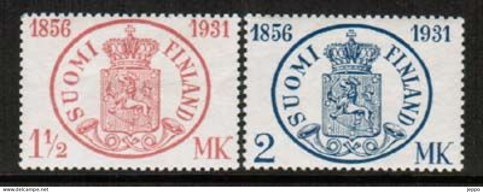 1931 Finland Stamp Jubilee Very Fine Complete Set MNH. - Nuovi