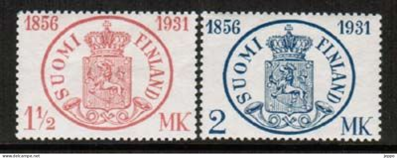 1931 Finland Stamp Jubilee Very Fine Complete Set MNH. - Ungebraucht