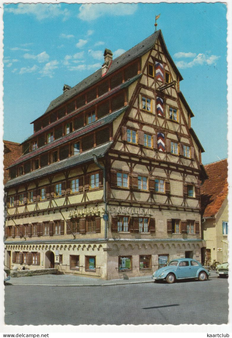 Memmingen: VW 1200 KÄFER/COX/BEETLE - Siebendächerhaus,  Apotheke - (Allgäu, Deutschland) - Turismo