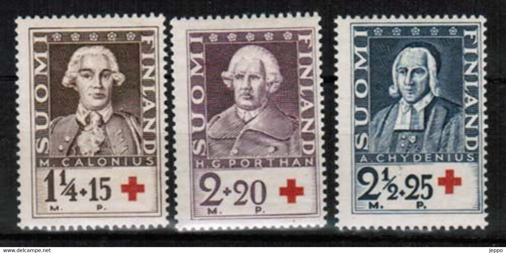 1935 Finland Red Cross Complete Set MNH. - Nuevos