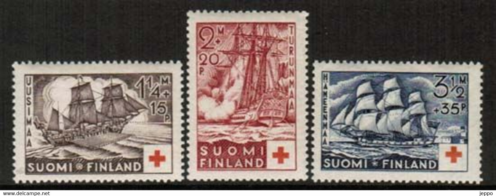 1937 Finland, Red Cross Complete Set **. - Nuovi