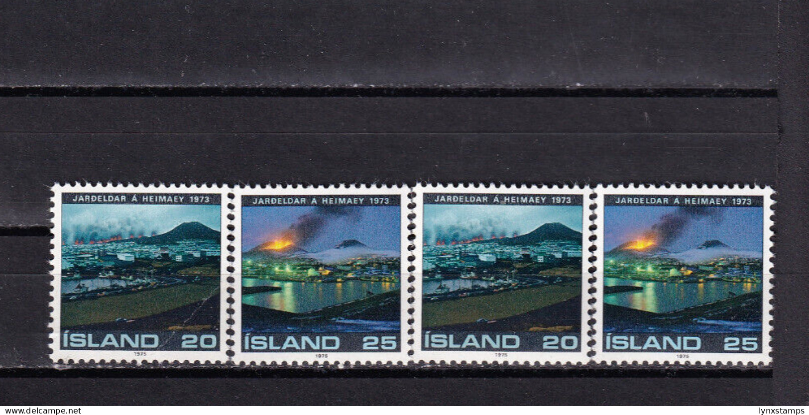 LI03 Iceland 1975 Volcanic Eruption Mint Stamps Selection - Unused Stamps