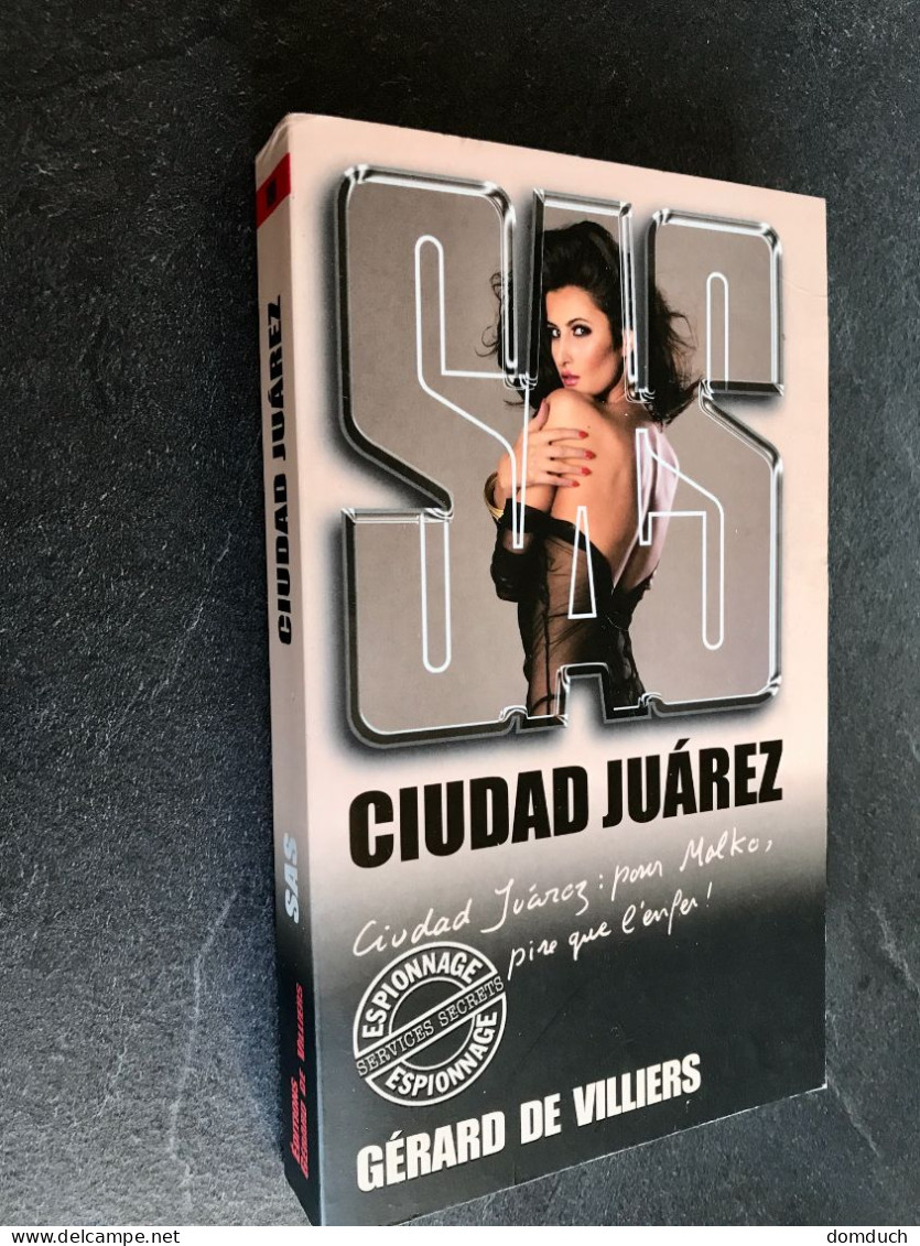 S.A.S. ESPIONNAGE N° 190    CIUDAD JUAREZ    GERARD DE VILLIERS - SAS