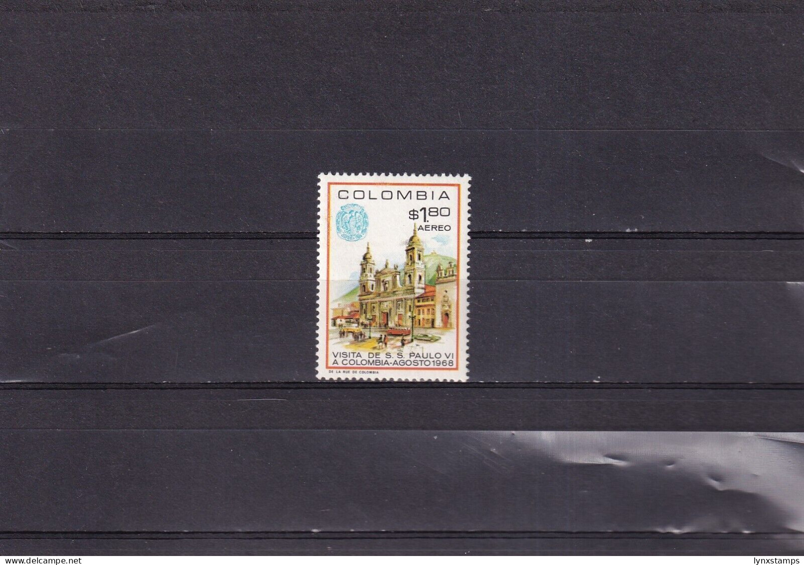 ER03 Colombia 1968 Bogotá Cathedral MNH Stamp - Colombia