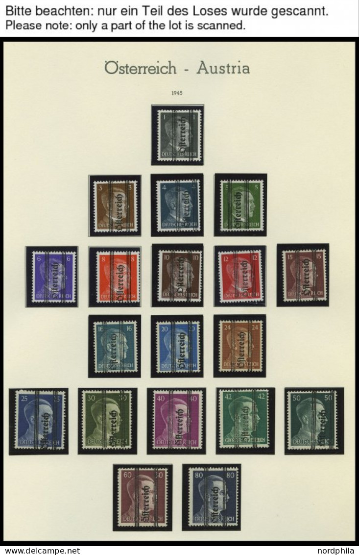 SAMMLUNGEN **, Komplette Postfrische Sammlung Österreich Von 1945 (ab Mi.Nr. 660) Bis 1993 In 2 Leuchtturm Alben Mit All - Collections