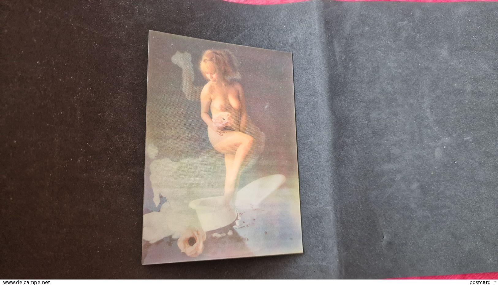 3d 3 D Lenticular Stereo Postcard  Naked Girl 1984   A 228 - Estereoscópicas