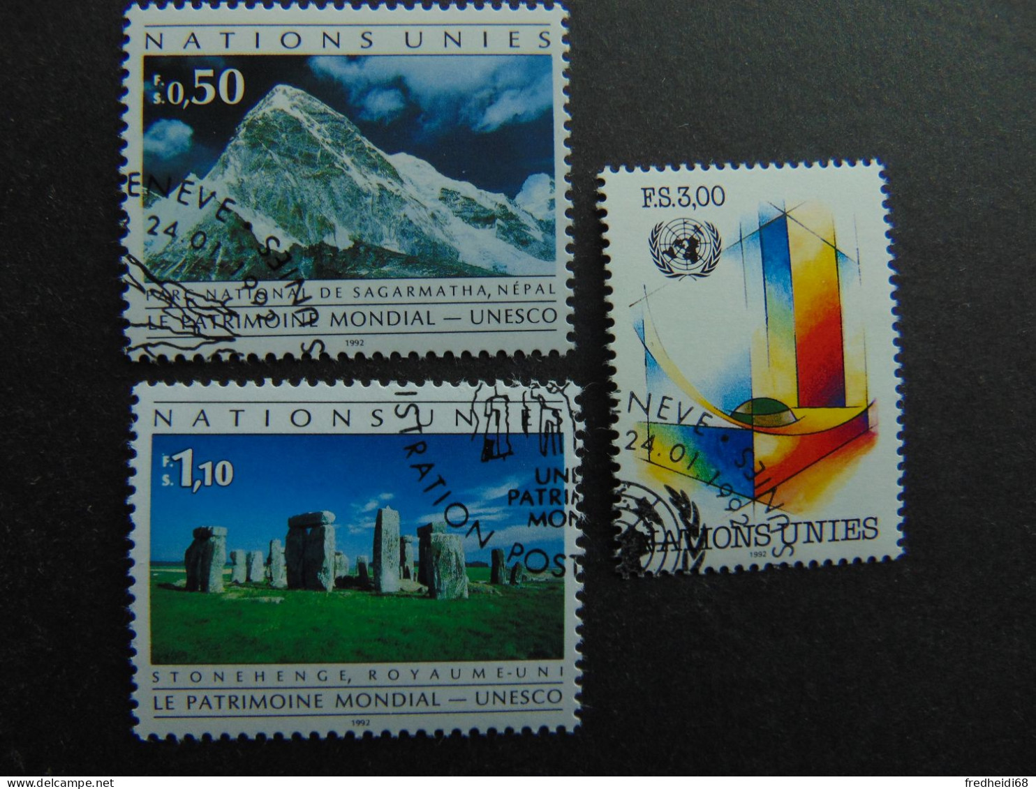 Très Belle Série Des N°. 222 à 224 Oblitérés - Used Stamps