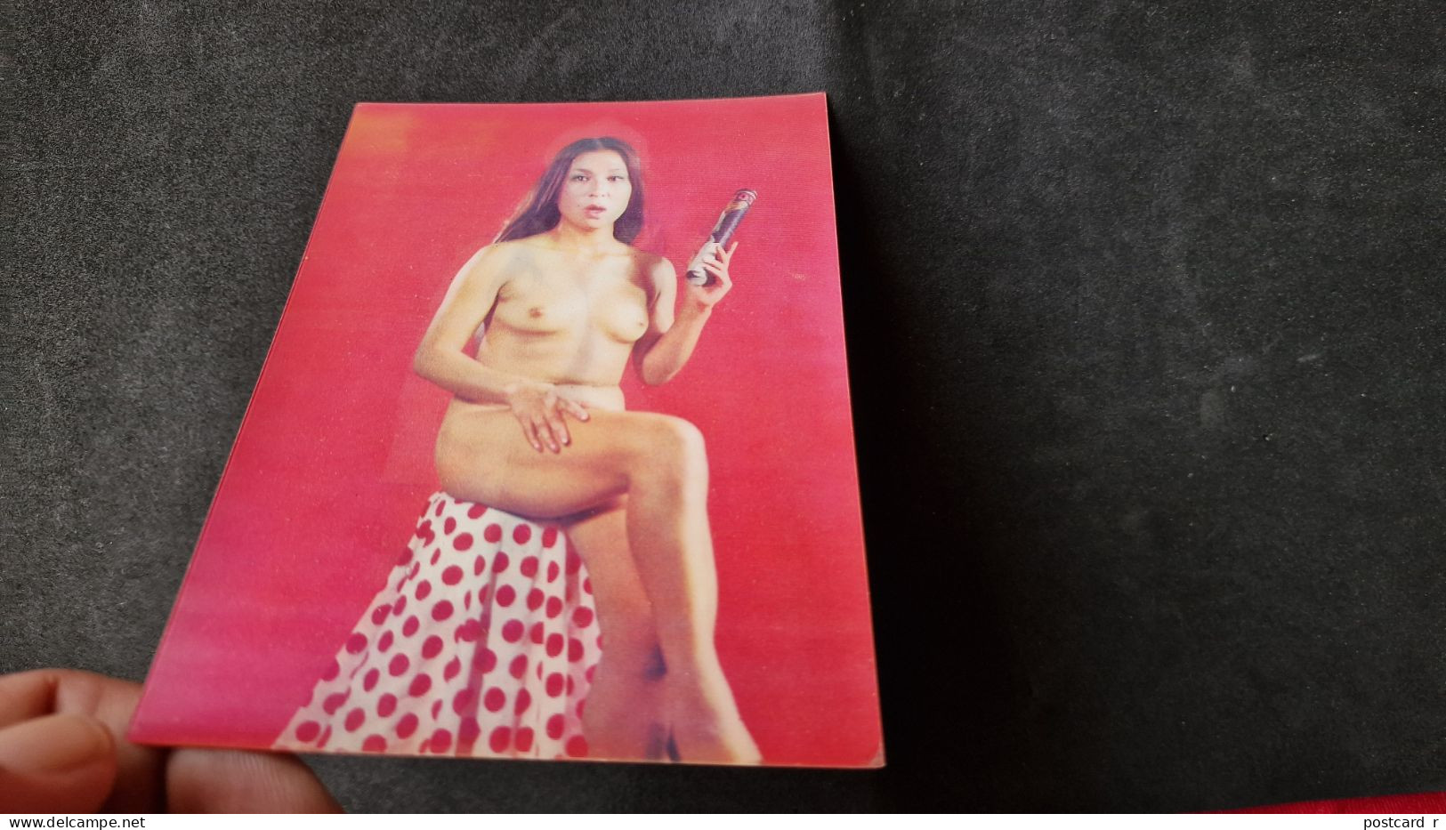 3d 3 D Lenticular Stereo Postcard  Naked Girl    A 228 - Stereoscopische Kaarten