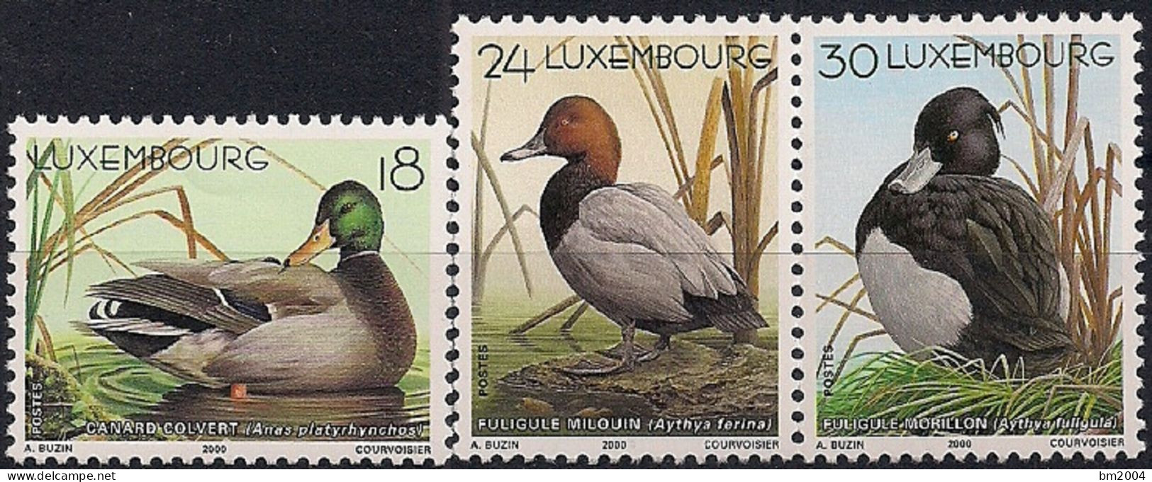 2000 Luxemburg   Mi. 1505**MNH  Einheimische Tiere: Enten - Ongebruikt