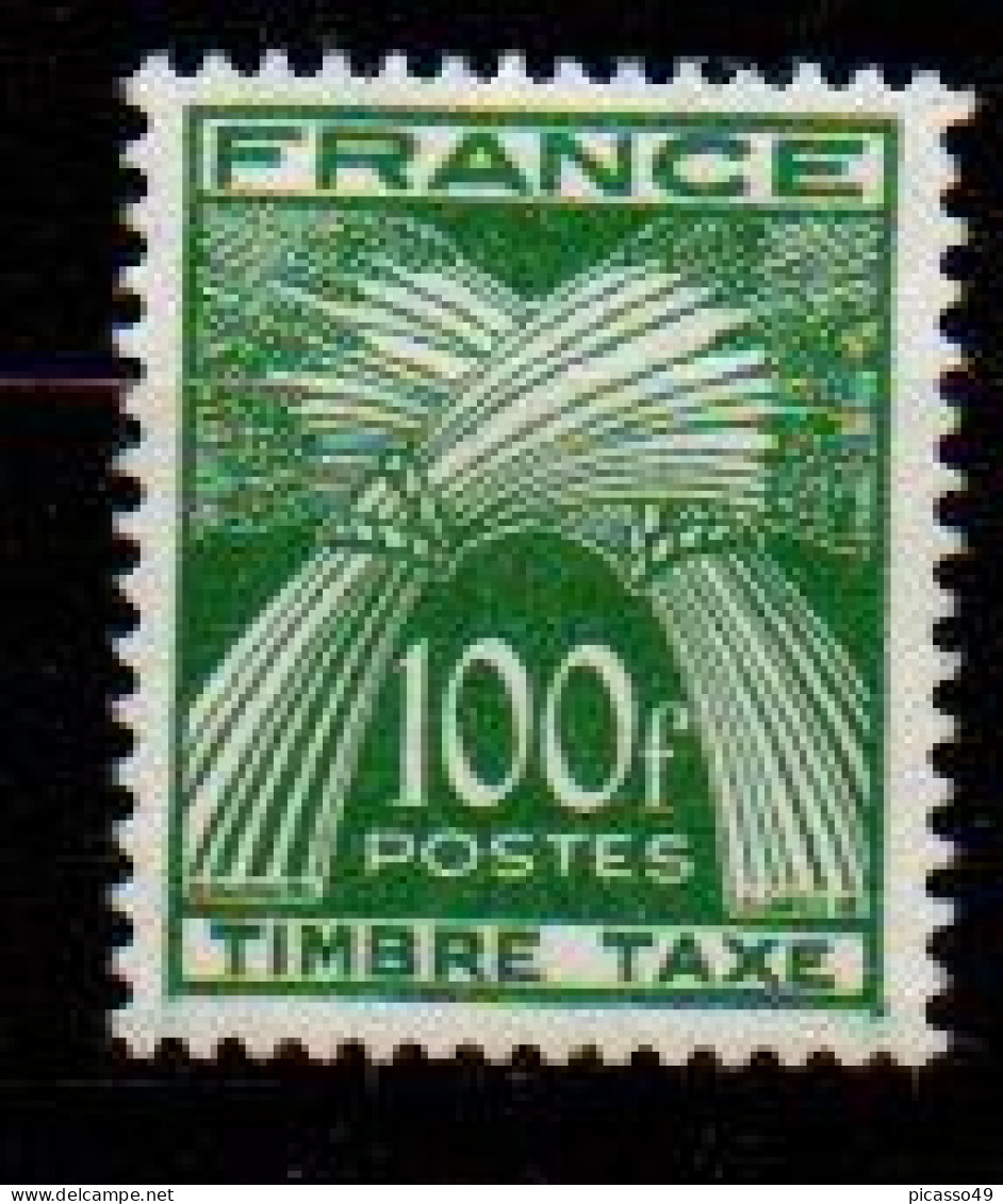 Timbre Taxe N° T89 * - 1859-1959 Neufs