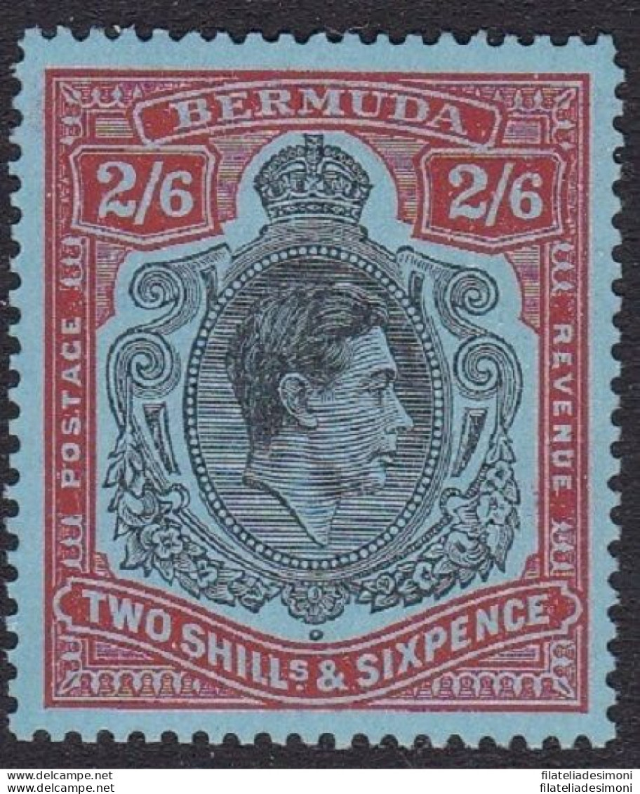 1950 BERMUDA, SG 117c  2s6d  MNH/** - Sonstige & Ohne Zuordnung