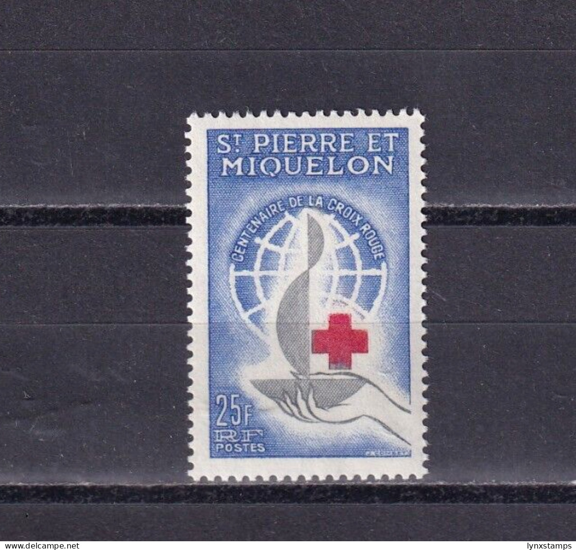 SA03 St Pierre Et Miquelon France 1963 100th Anniv Int Red Cross Mint Stamp - Ungebraucht