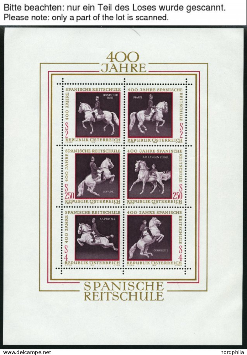 SAMMLUNGEN **, Komplette Postfrische Sammlung Österreich Von 1972-82 Im Lindner Falzlosalbum, Prachterhaltung, Mi. 280.- - Verzamelingen