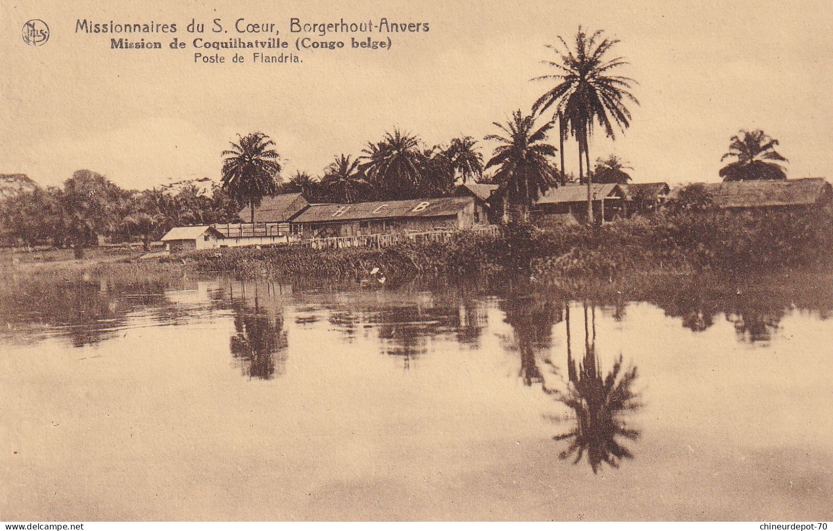 Mission De Coquilhatville Congo Belge Poste De Flandria - Belgisch-Congo
