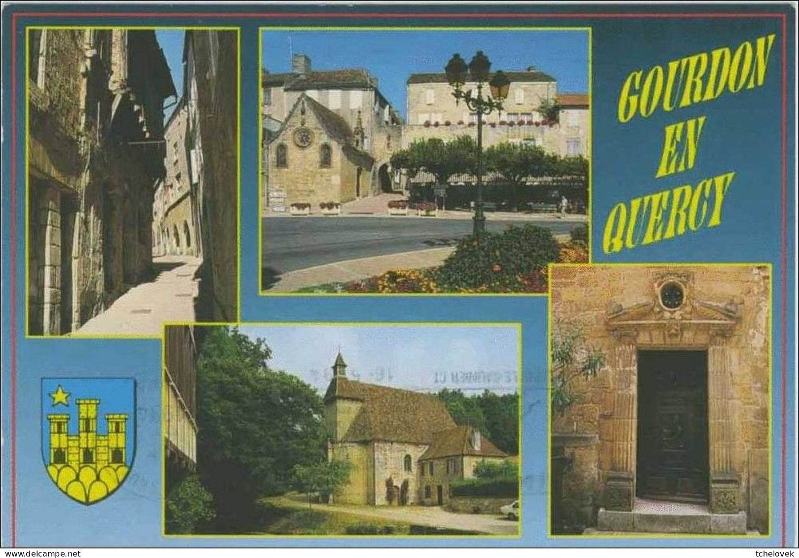 (46). Lot. Gourdon En Quercy Cite Medievale 1994 & (3) Lacets - Gourdon