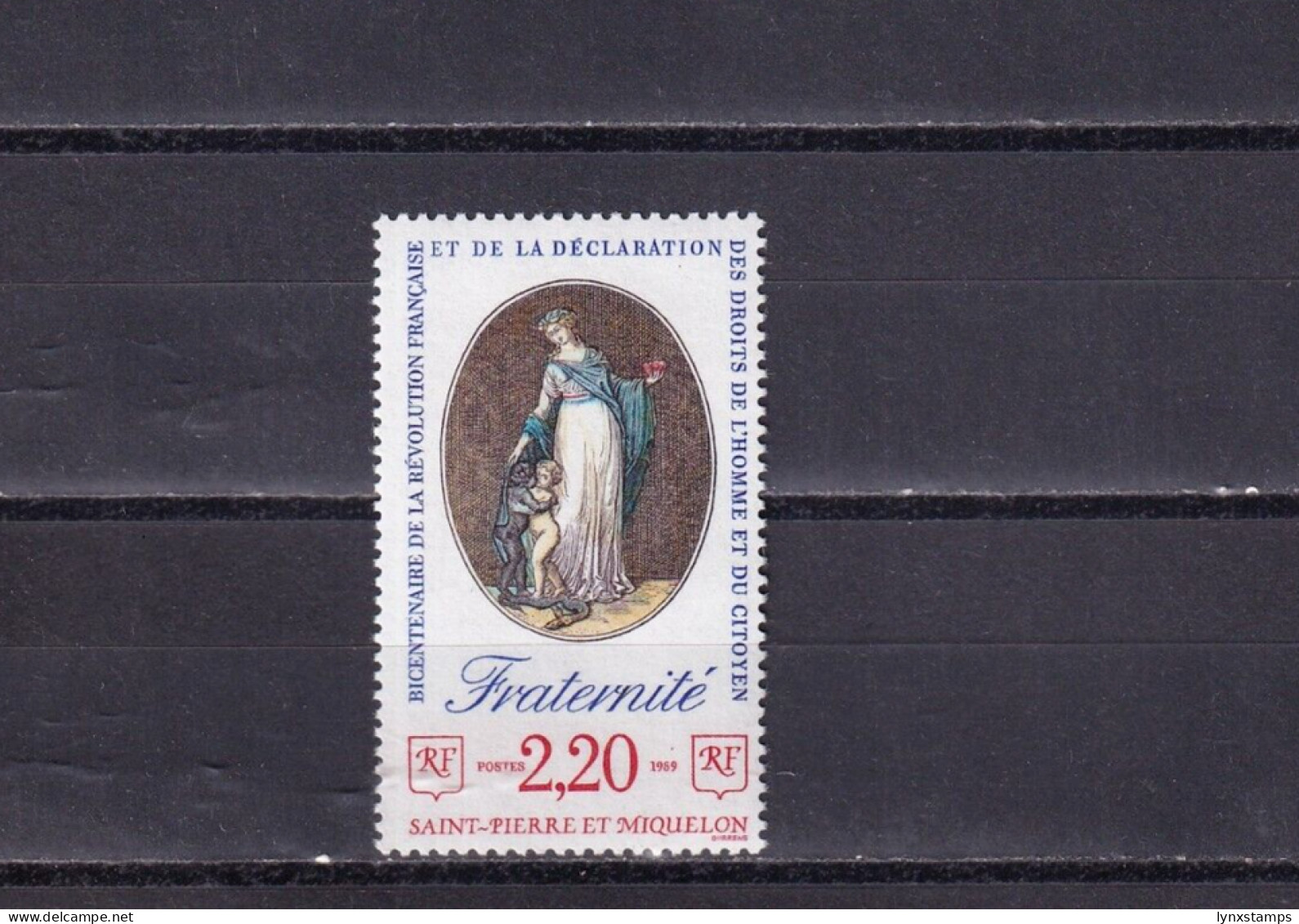 SA03 St Pierre Et Miquelon France 1989 200th Anniv French Revolution Mint - Neufs