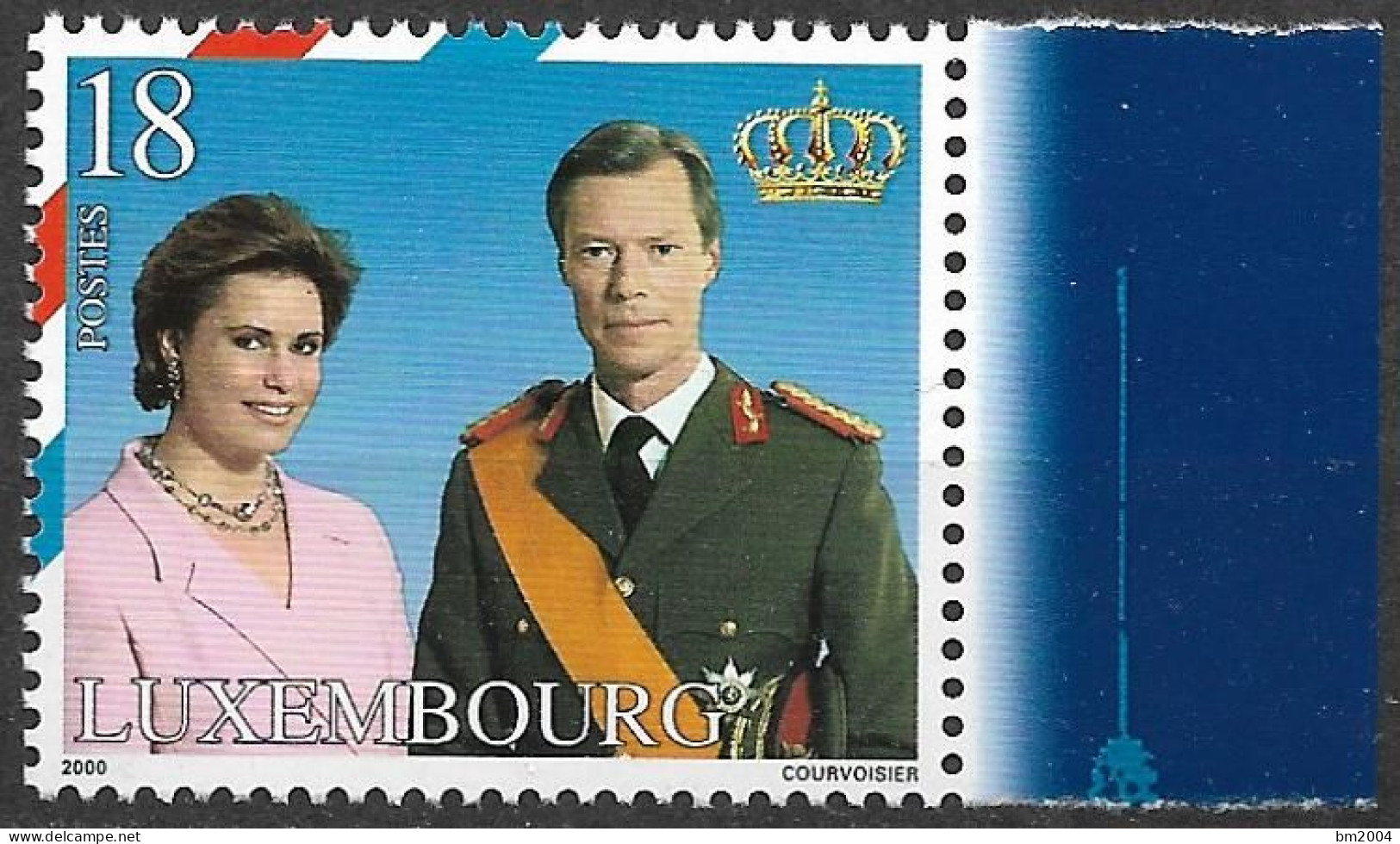 2000 Luxemburg   Mi. 1515 II**MNH  Thronbesteigung Von Prinz Henri Erbgroßherzog Von Luxemburg - Unused Stamps