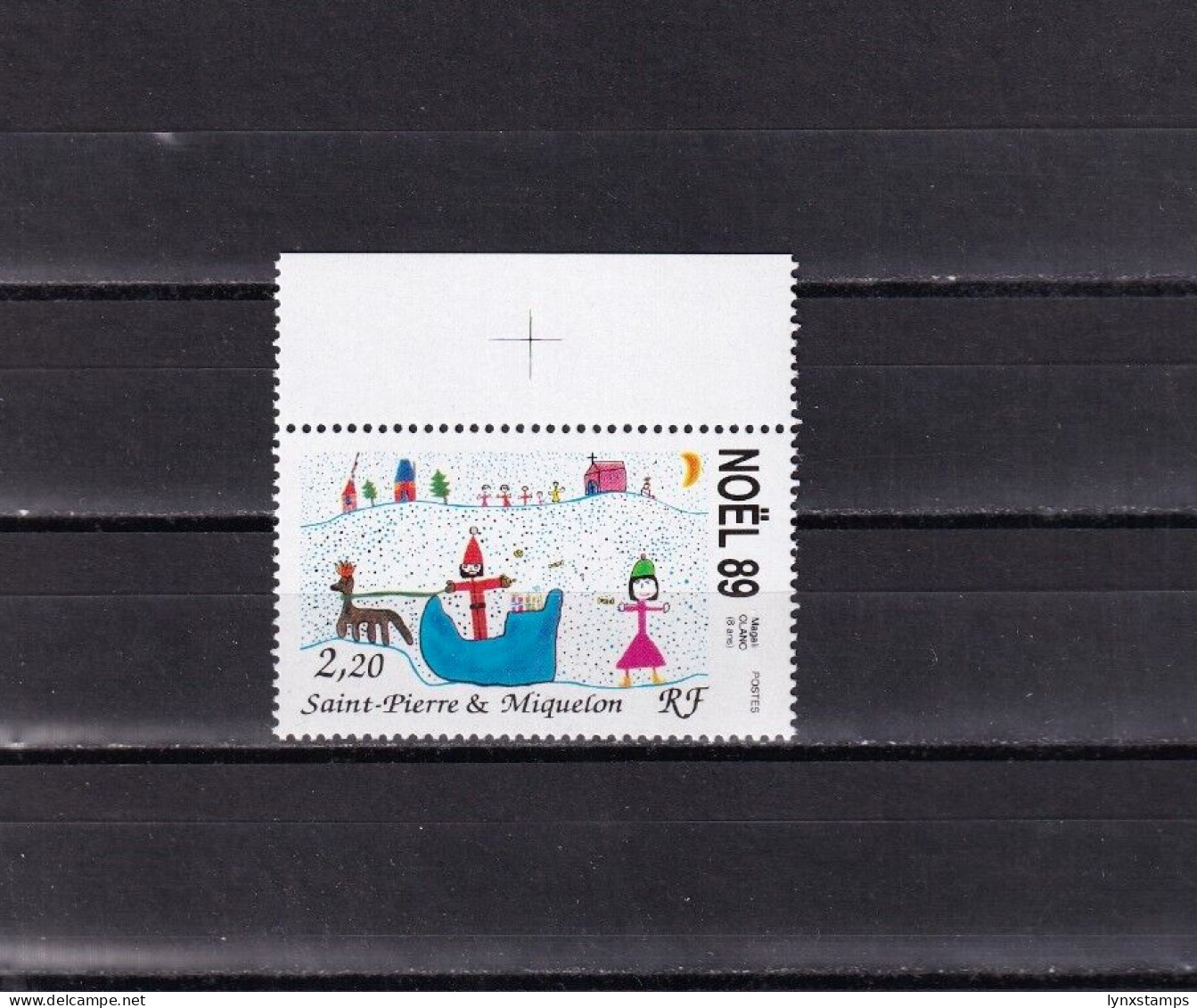 SA03 St Pierre Et Miquelon France 1989 Christmas Mint Stamp - Unused Stamps
