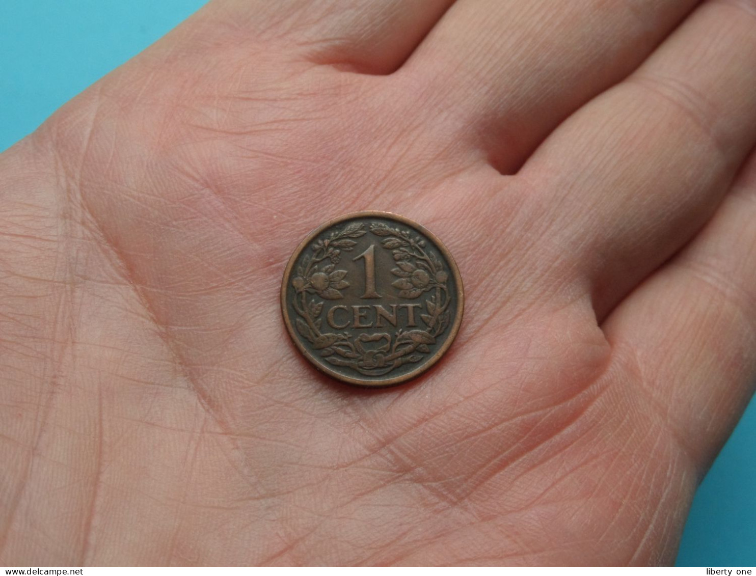 1929 - 1 Cent () Wilhelmina 1890-1948 ( Zie / Voir / See SCANS ) ! - 1 Centavos
