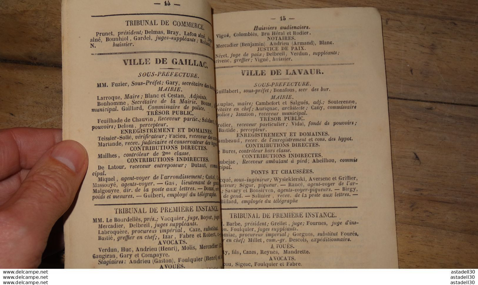 Almanach Du Tarn Pour L'année 1870 ............. PHI..... E2-3 - Kleinformat : ...-1900