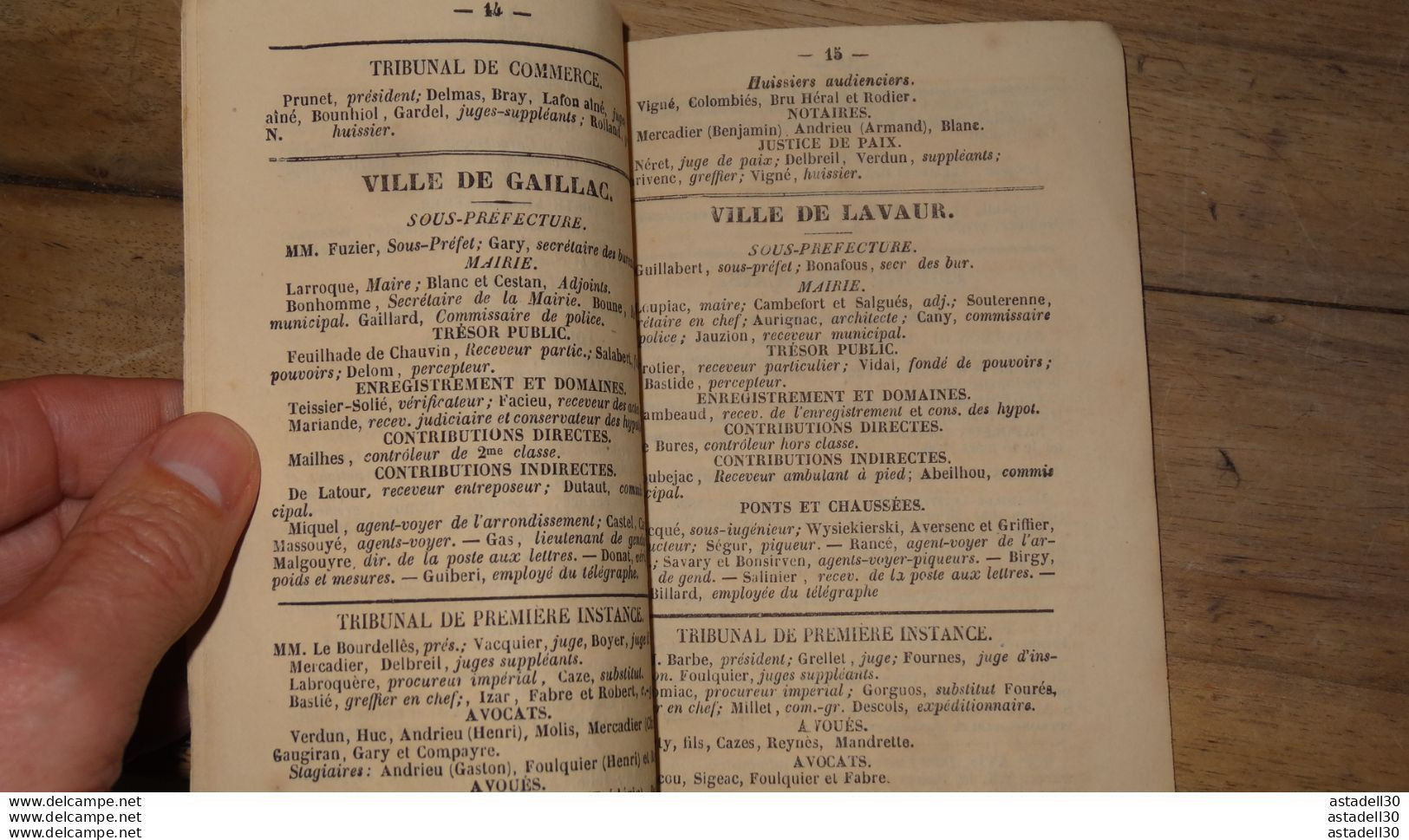 Almanach Du Tarn Pour L'année 1870 ............. PHI..... E2-3 - Tamaño Pequeño : ...-1900