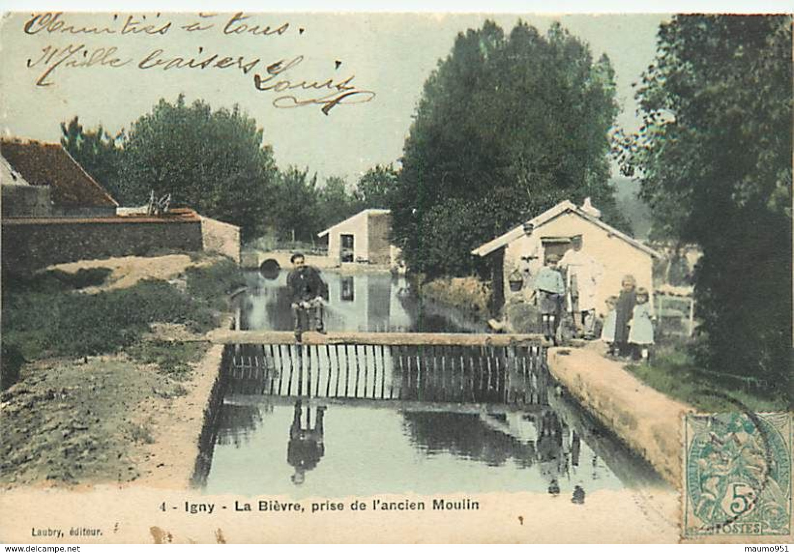 91 IGNY - La Bievre Prise De L'ancien Moulin - Igny