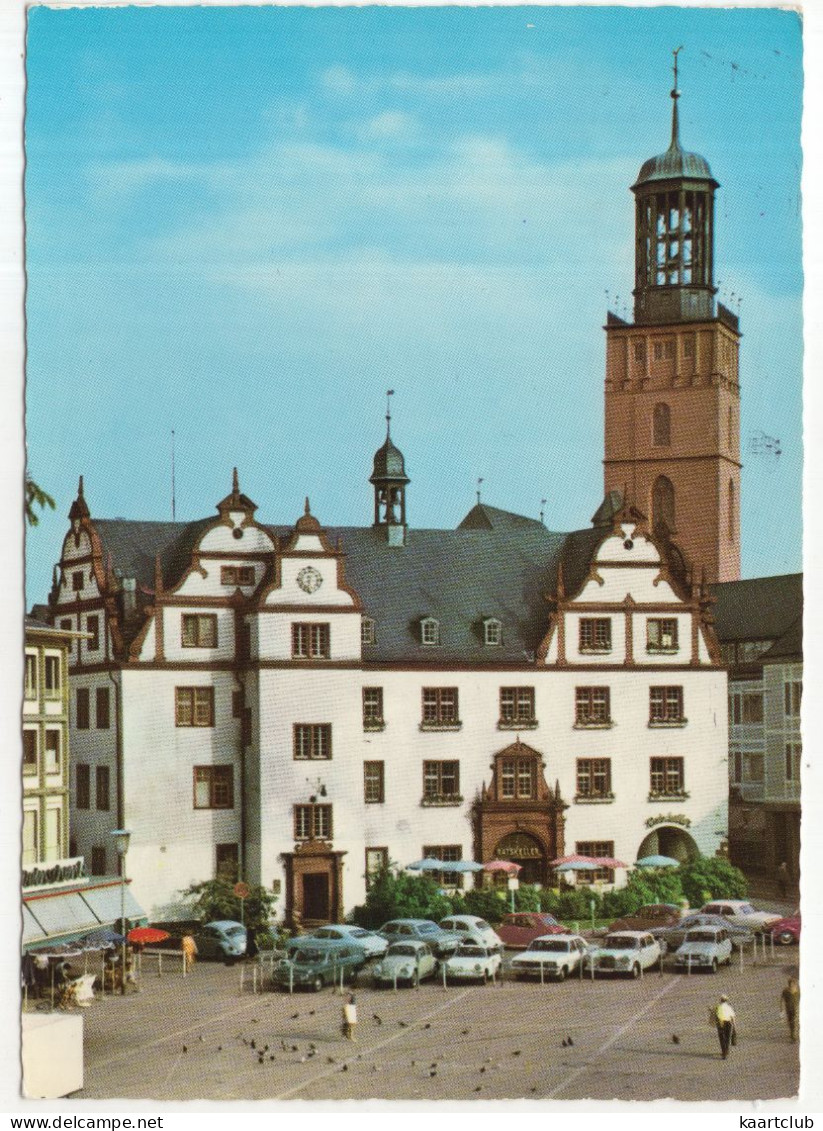 Darmstadt: OPEL  ADMIRAL, KADETT-B COUPÉ, BMW 700 SPORT, VW 1200 KÄFER/COX, DKW F102, MERCEDES, RENAULT 4 (Deutschland) - Turismo