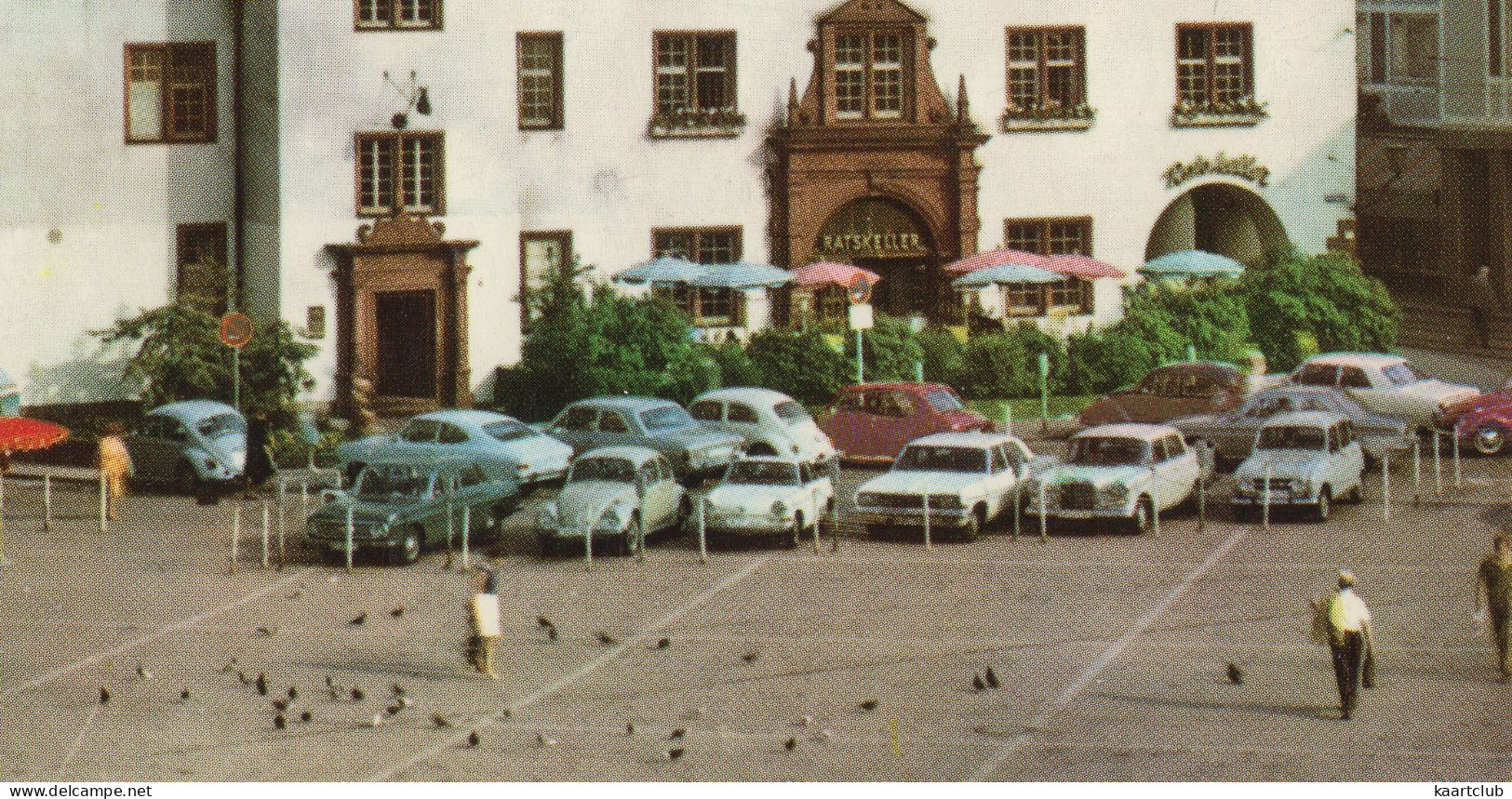 Darmstadt: OPEL  ADMIRAL, KADETT-B COUPÉ, BMW 700 SPORT, VW 1200 KÄFER/COX, DKW F102, MERCEDES, RENAULT 4 (Deutschland) - Turismo