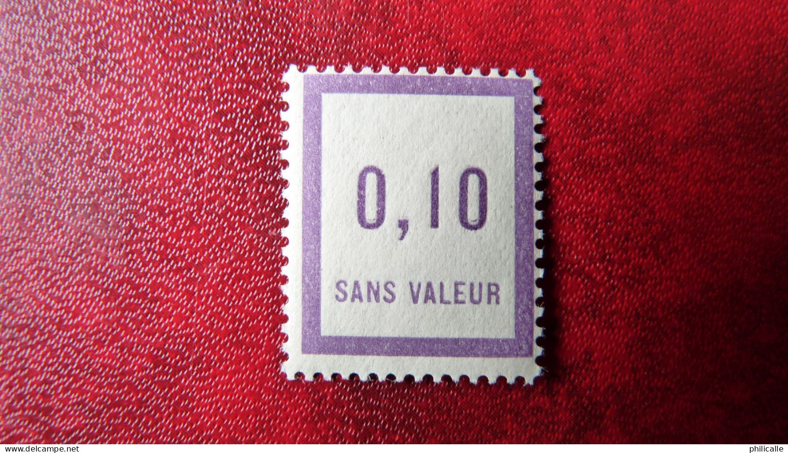 TIMBRES FICTIFS N° F5   0,10 Violet  NEUF** TB - Ficticios