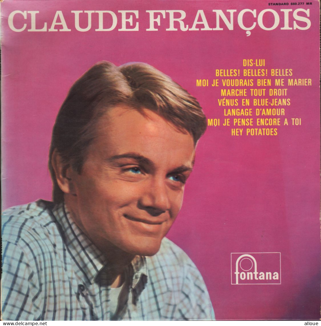 CLAUDE FRANCOIS  - FR 25 Cm -  DIS-LUI + 9 - Formati Speciali