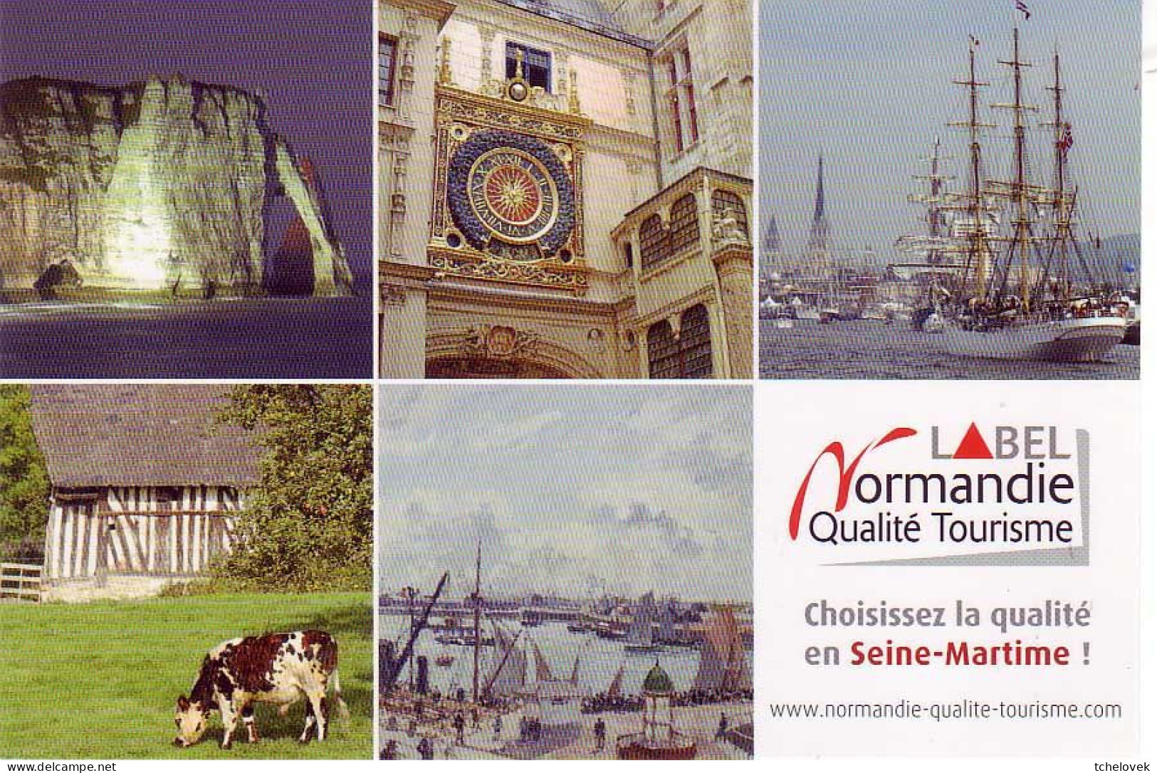 0 Regions. Normandie. 4 Cp. Voyage Pittoresques Rouen & SM Office Du Tourisme & Pommes Pays Auge & Colombages - Haute-Normandie