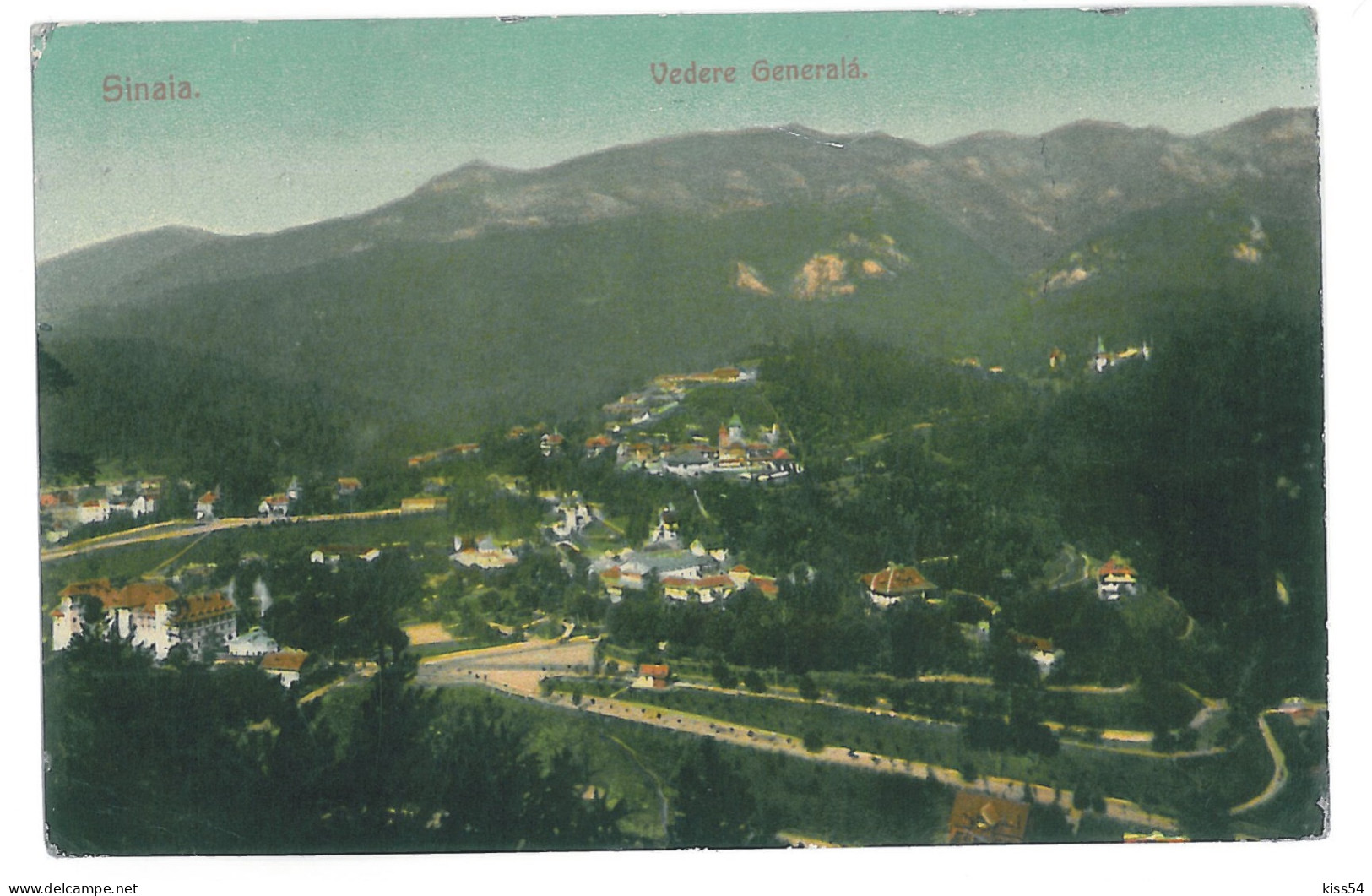 RO 52 - 15795 SINAIA, Panorama, Romania - Old Postcard - Used - 1909 - Roumanie