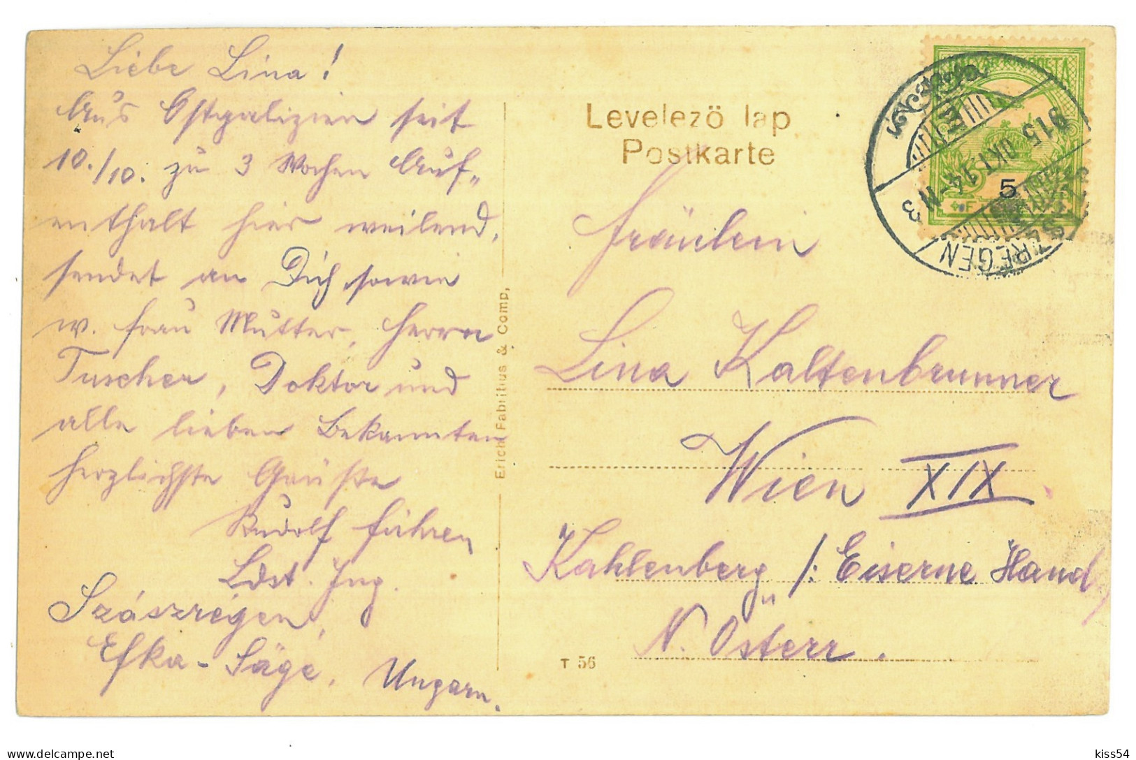 RO 52 - 22068 REGHIN, Mures, Market, Romania - Old Postcard - Used - 1915 - Roumanie