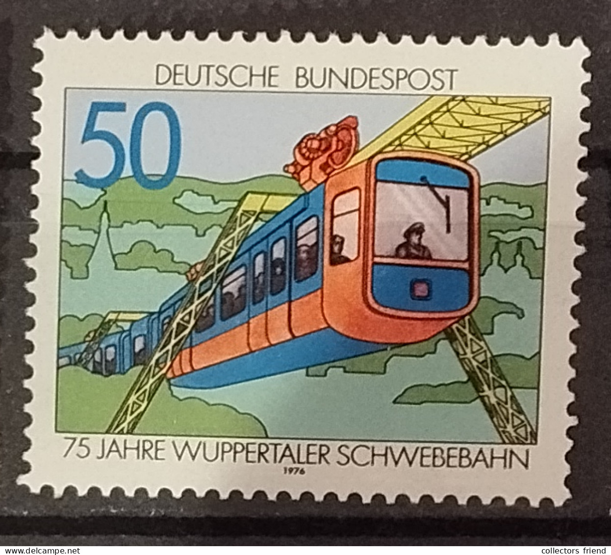 Germany - 1976 - Eisenbahn, Train - Mi. 881 - MNH** - Trains