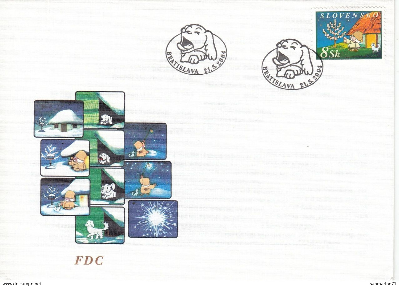 FDC SLOVAKIA 486 - FDC