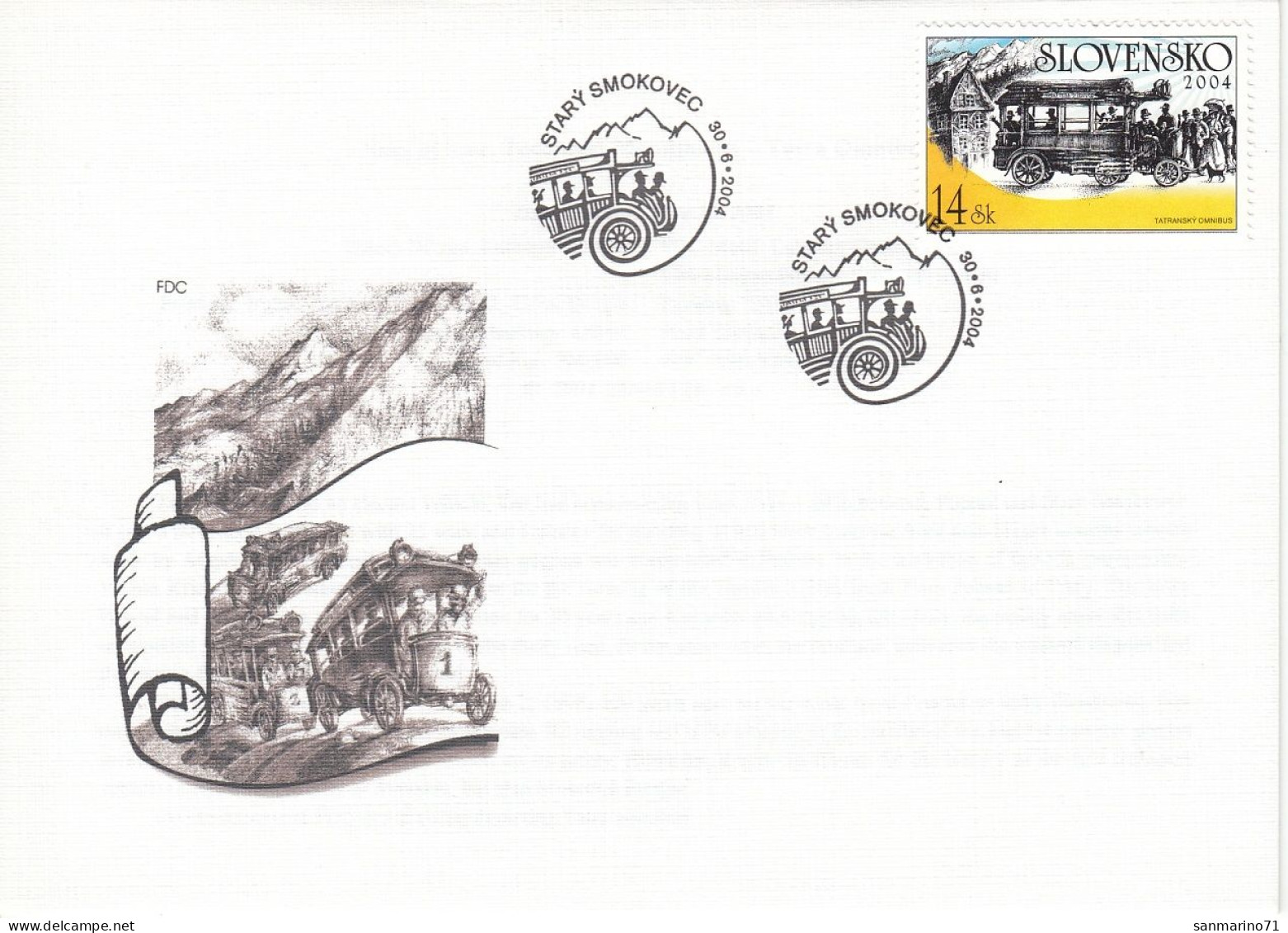 FDC SLOVAKIA 490 - FDC