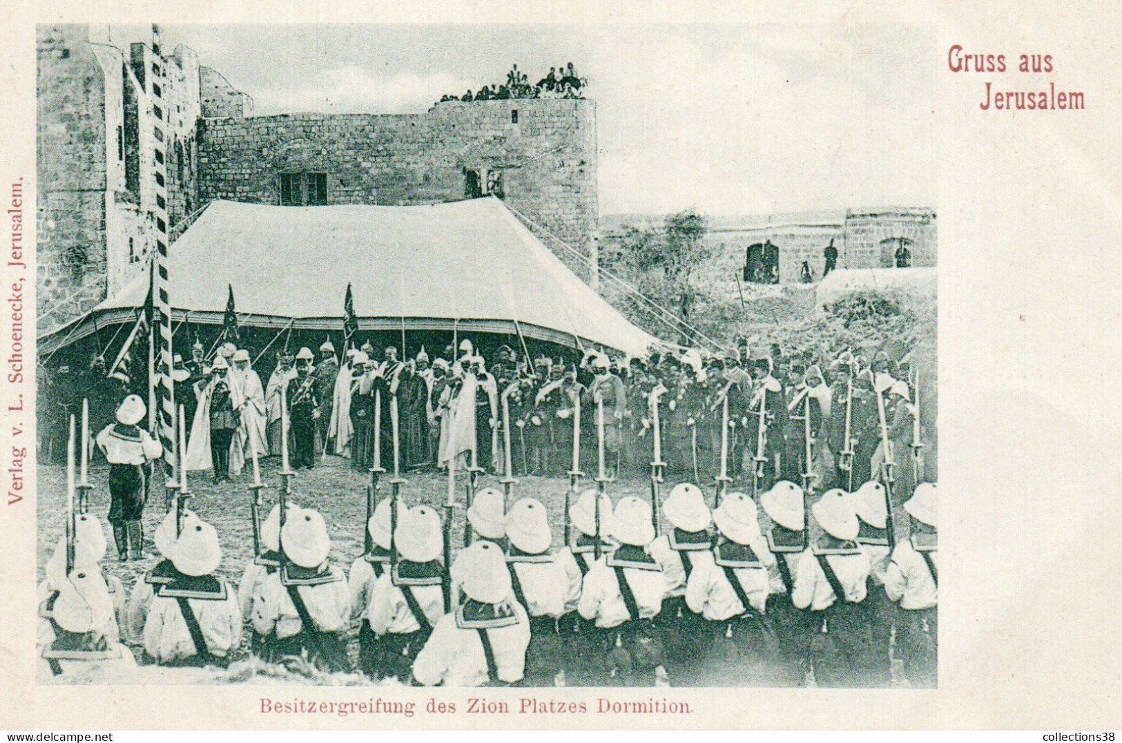 Gruss Aus Jerusalem - Besitzergreifung Des Zion Platzes Dormition - Israel