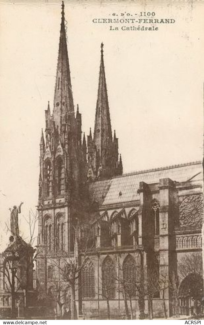 CLERMONT FERRAND  La Cathedrale   19   (scan Recto-verso)MA2220Ter - Clermont Ferrand