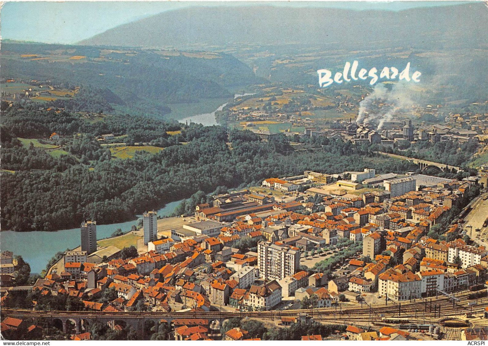 BELLEGARDE La Ville Et La Vallee Du Rhone 15(scan Recto-verso) MA2253 - Bellegarde-sur-Valserine