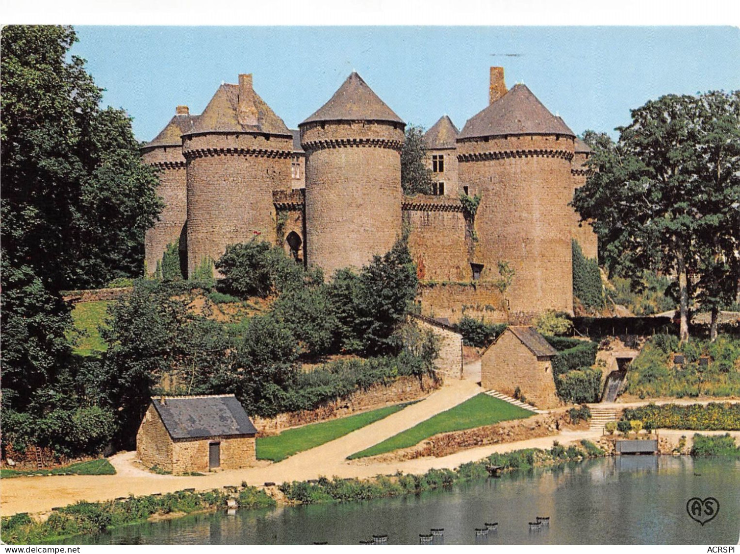 LASSAY Le Chateau Feodal 6(scan Recto-verso) MA2247 - Lassay Les Chateaux