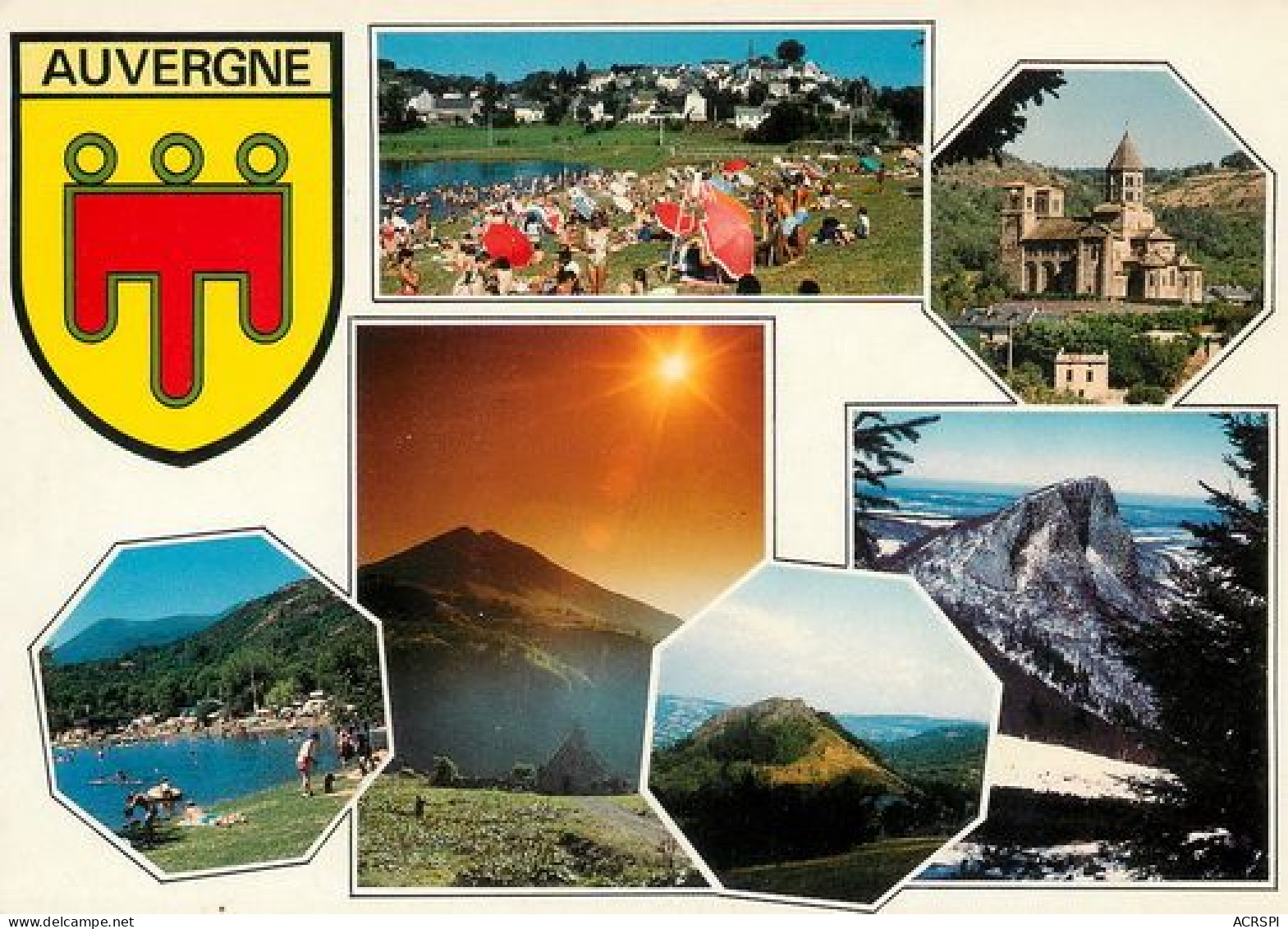 AUVERGNE Blason Multivue   27   (scan Recto-verso)MA2242Bis - Clermont Ferrand