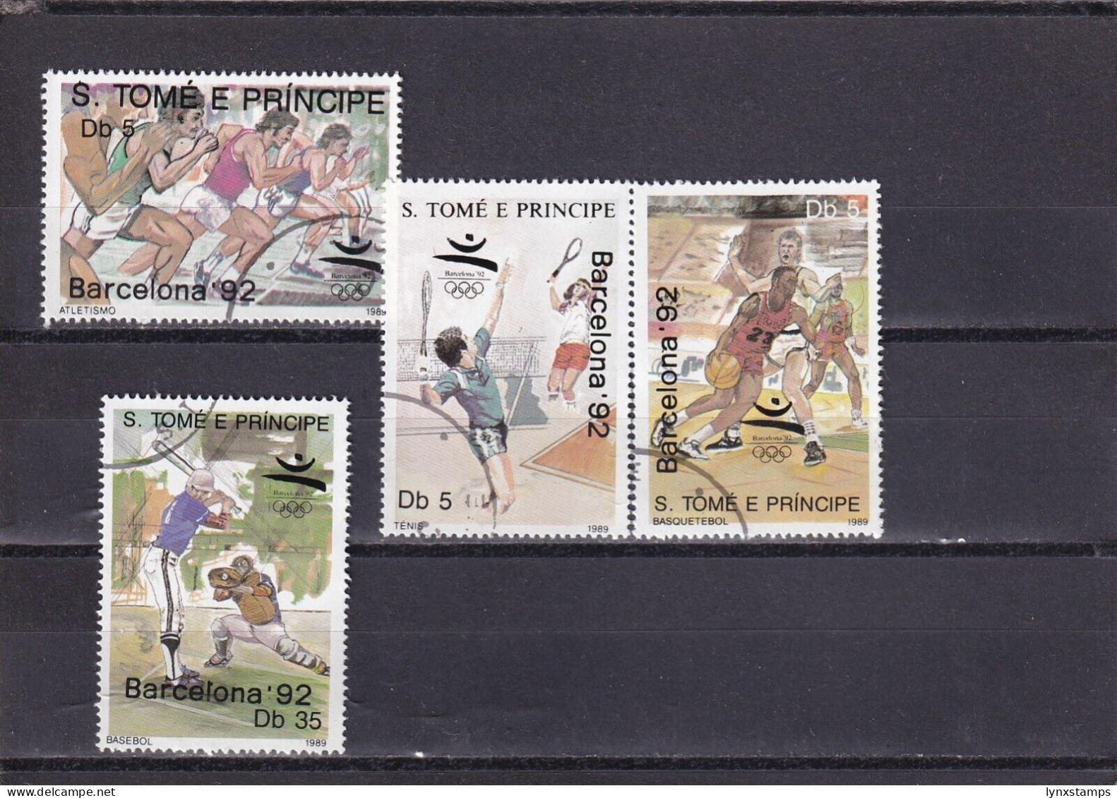 SA03 Sao Tome And Principe 1989 Olympic Games - Barcelona, Spain 1992 Used - São Tomé Und Príncipe