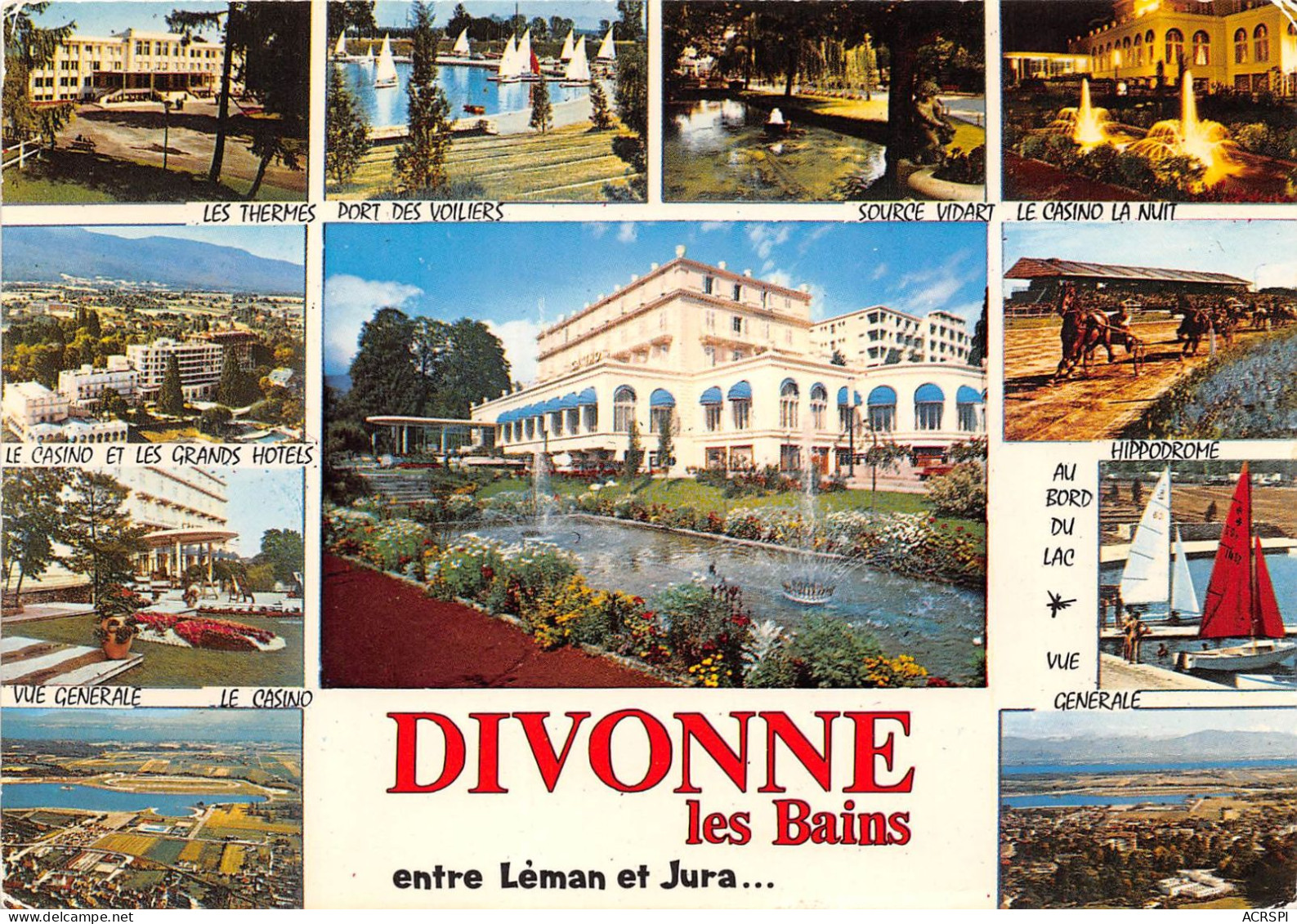 DIVONNE LES BAINS 9(scan Recto-verso) MA2264 - Divonne Les Bains
