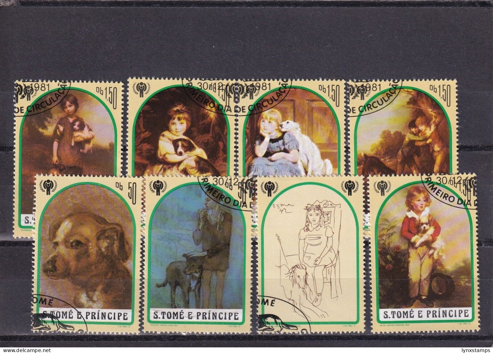 SA03 Sao Tome And Principe 1981 International Year Of The Child Used Stamps - São Tomé Und Príncipe