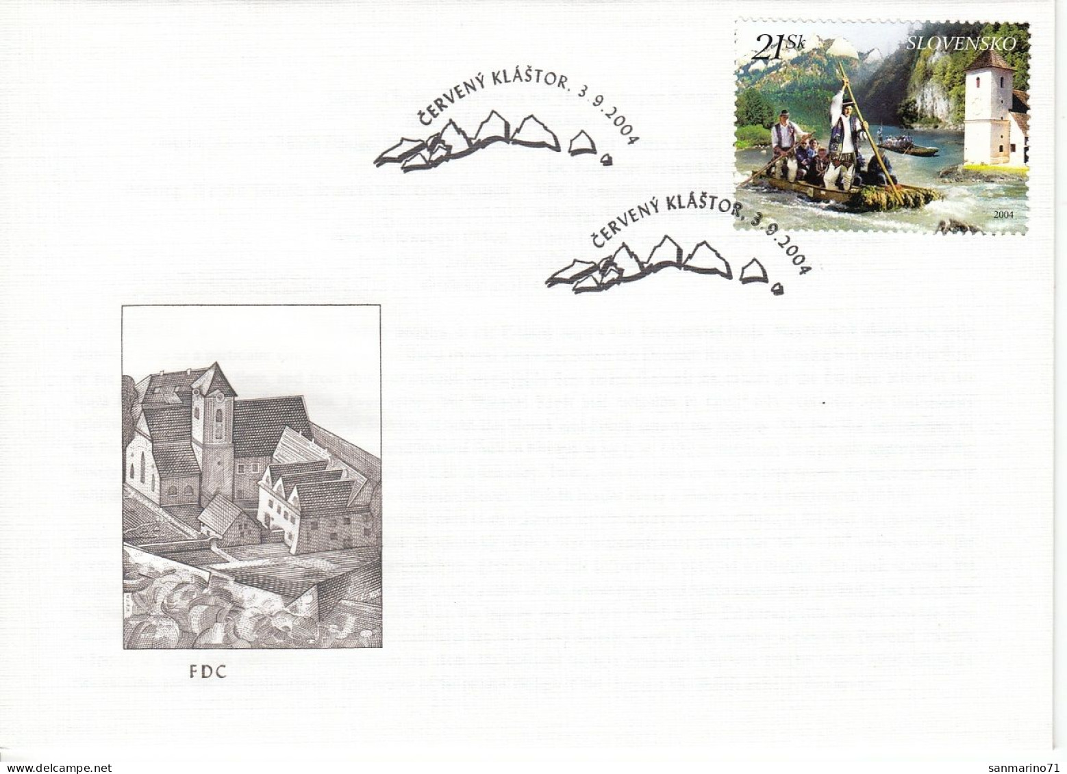 FDC SLOVAKIA 492 - FDC