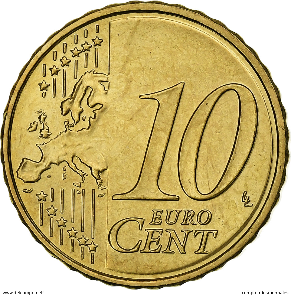 Estonie, 10 Euro Cent, 2011, Vantaa, SPL+, Laiton, KM:64 - Estonia